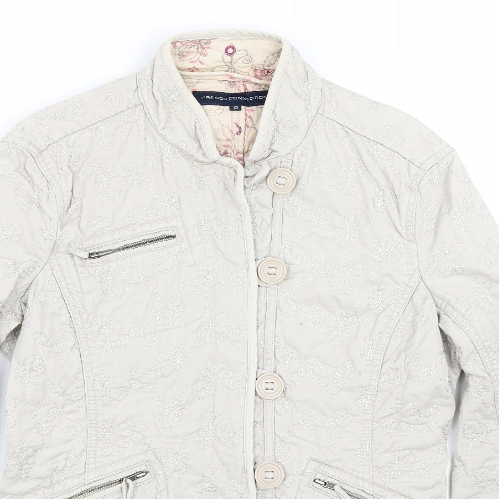 French Connection Womens Beige   Jacket  Size 12