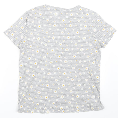 Primark Womens Grey   Basic T-Shirt Size 10