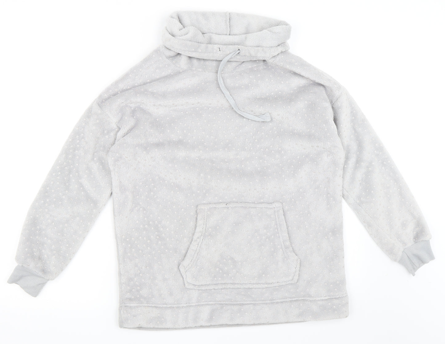TU Womens Grey Solid  Top Pyjama Top Size 8