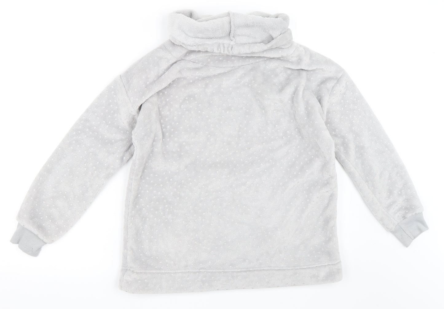 TU Womens Grey Solid  Top Pyjama Top Size 8