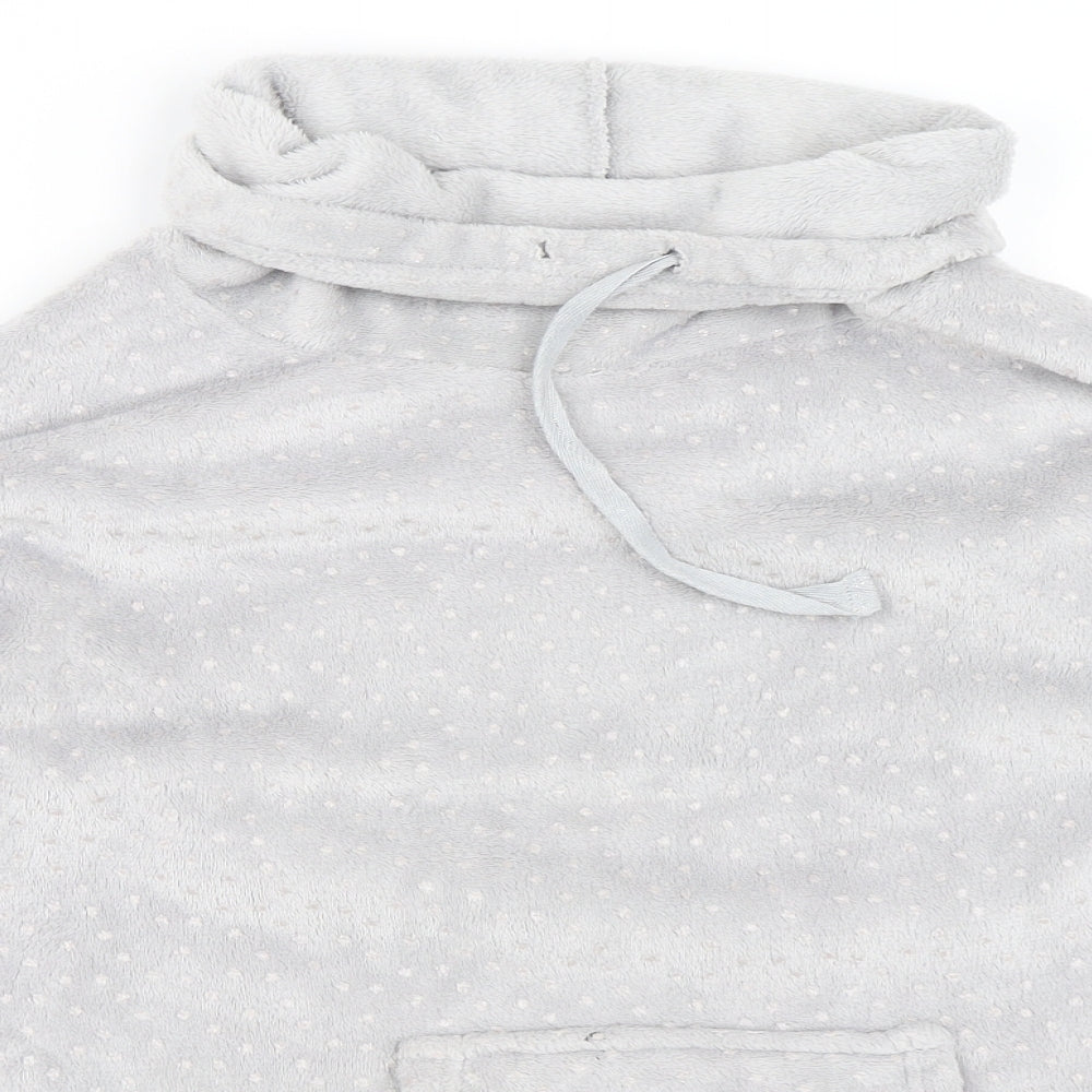 TU Womens Grey Solid  Top Pyjama Top Size 8