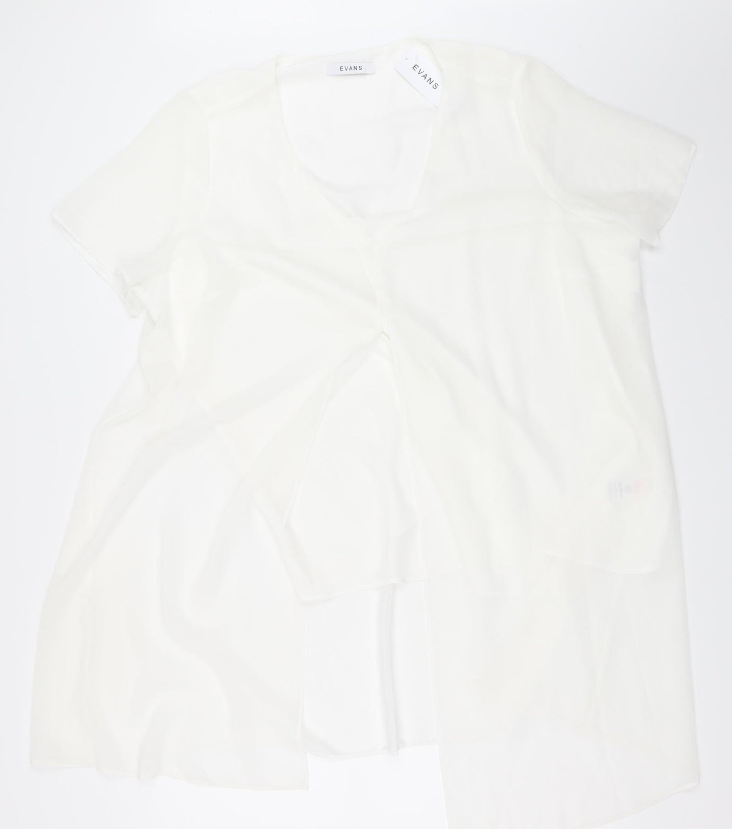 Evans Womens White   Basic Blouse Size 22