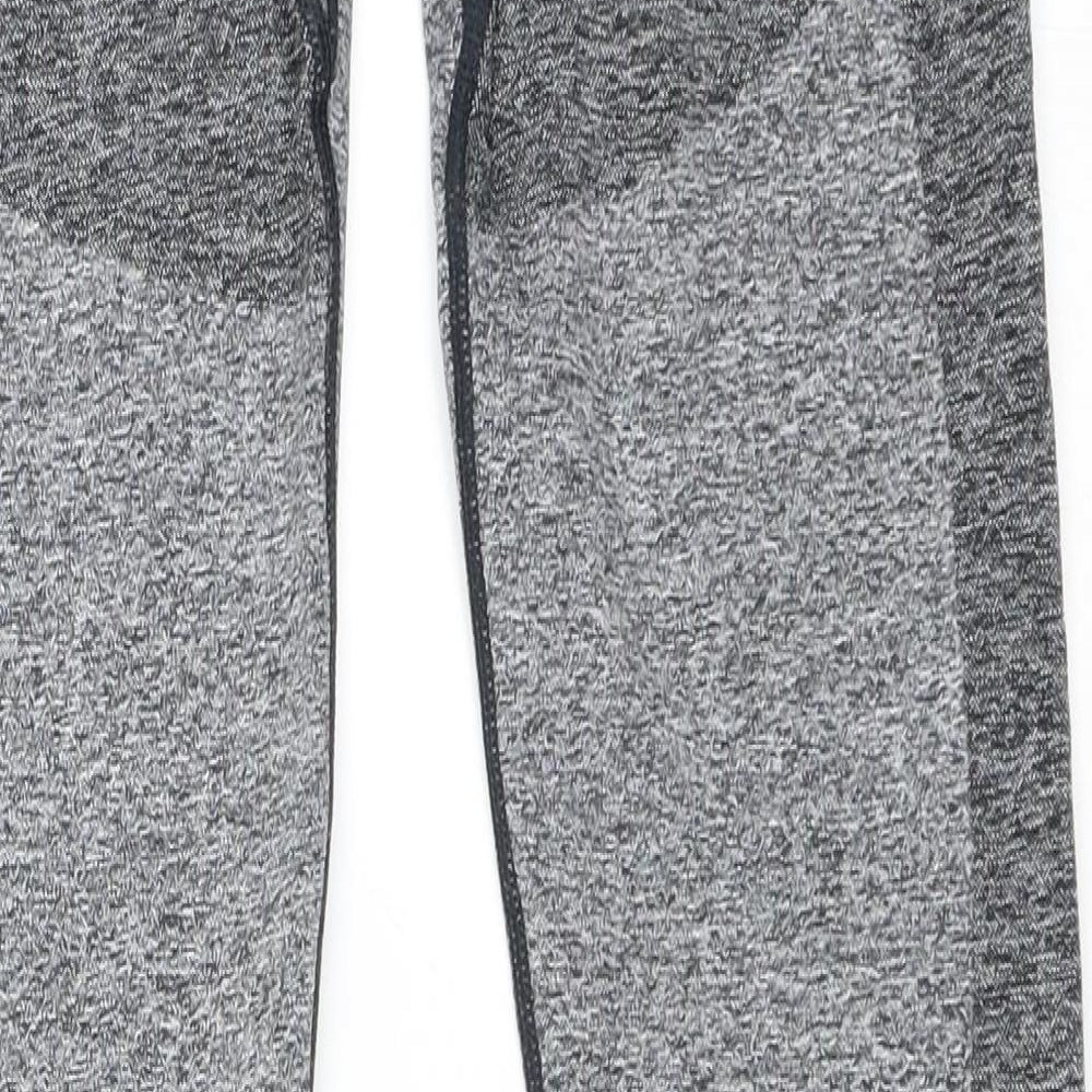 Gym Shark Womens Grey   Compression Leggings Size M L28 in