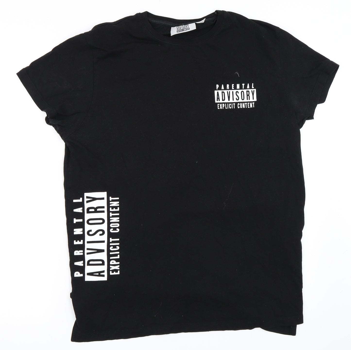 Primark Mens Black    T-Shirt Size L