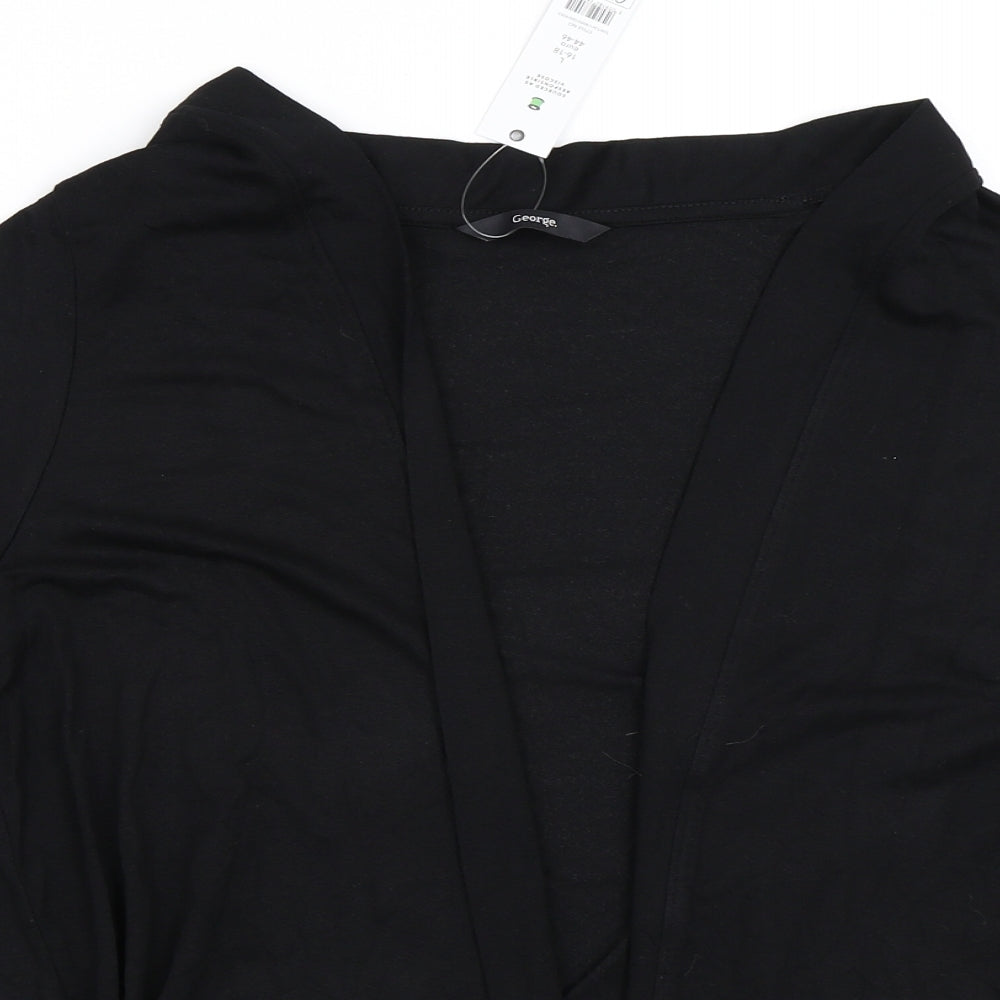 George Womens Black   Cardigan Jumper Size 16