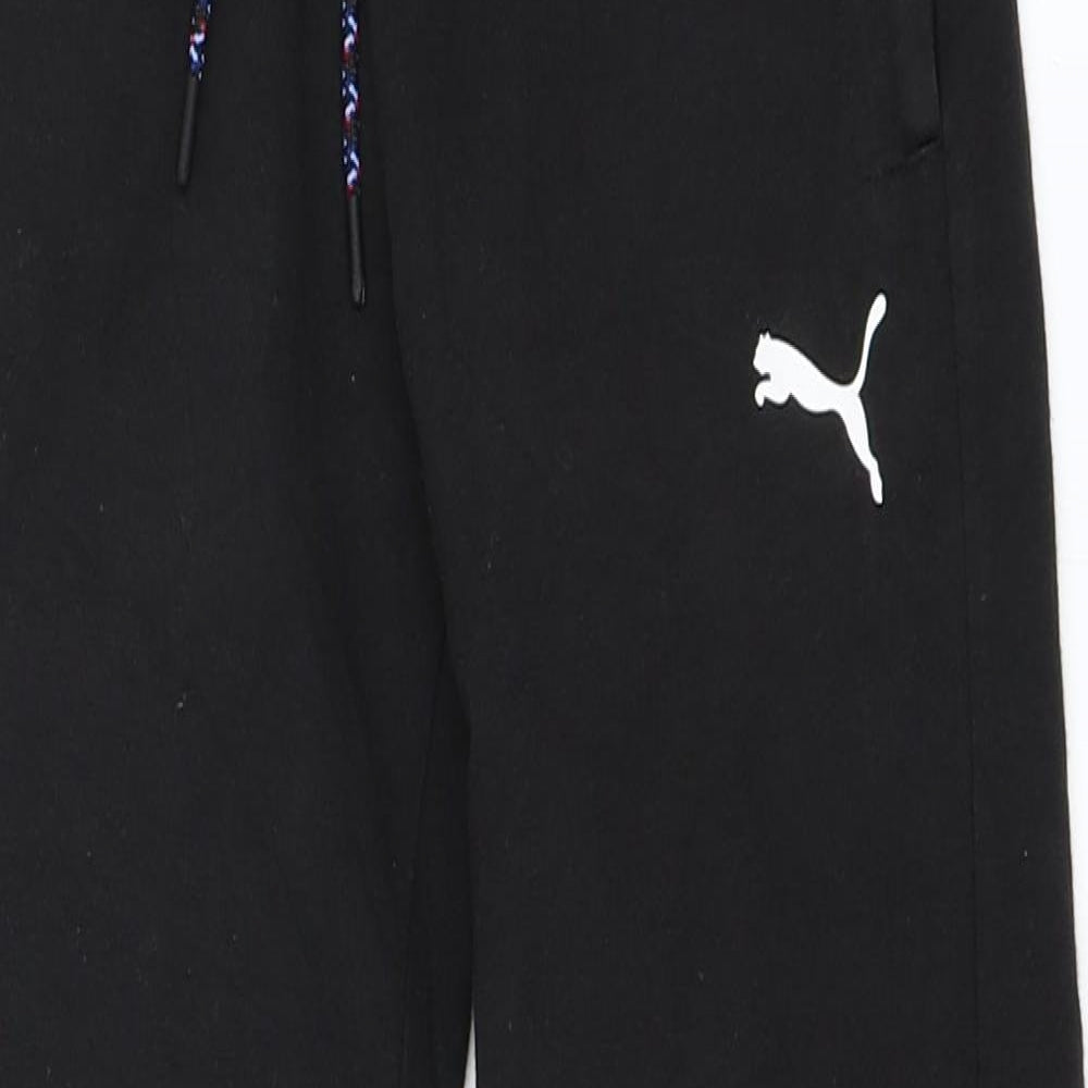 PUMA Boys Black   Jogger Trousers Size 11-12 Years