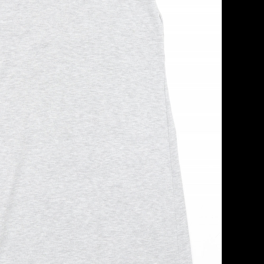 George Womens Grey Solid  Top Dress Size 10