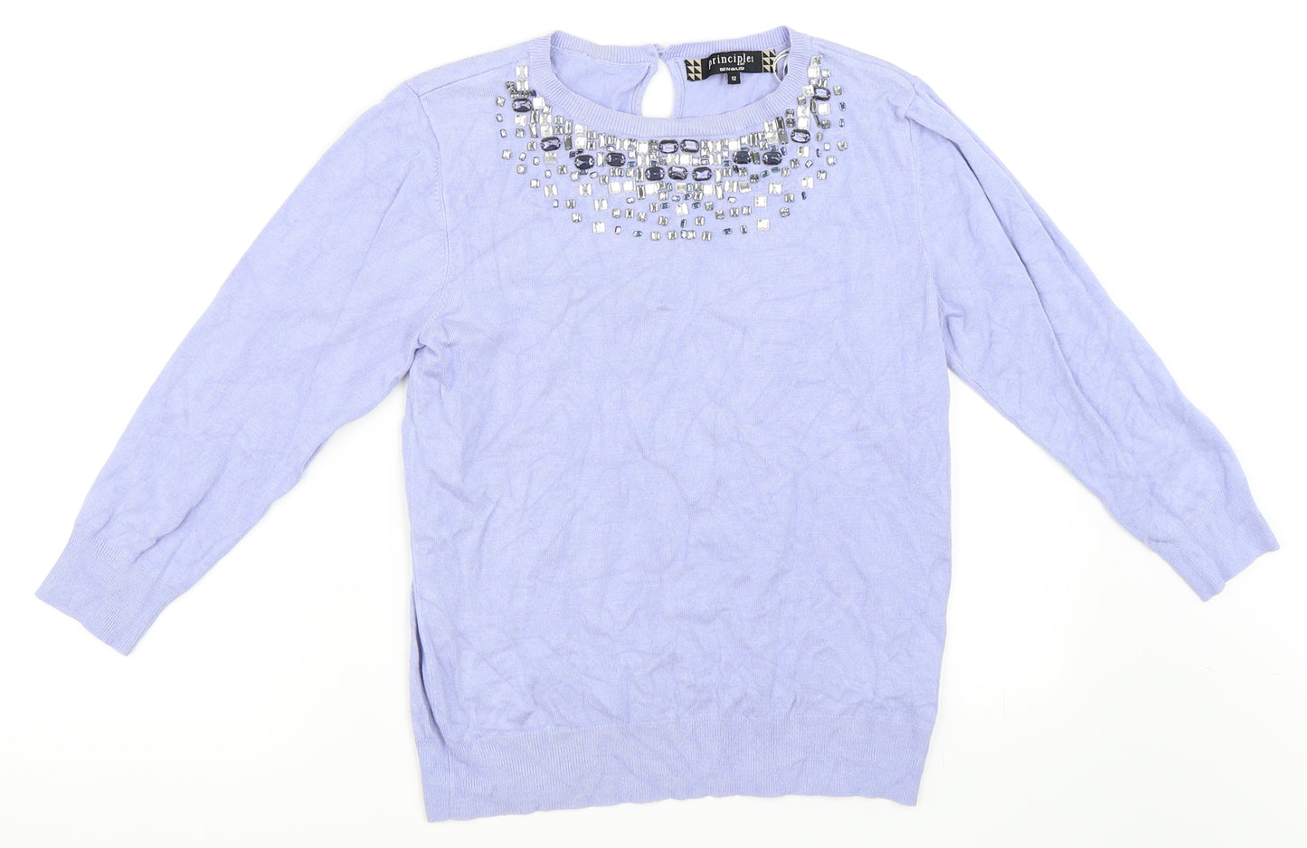 Principles Womens Blue   Pullover Jumper Size 12