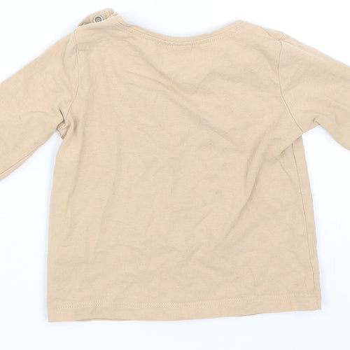 NEXT Girls Beige   Basic T-Shirt Size 3-6 Months