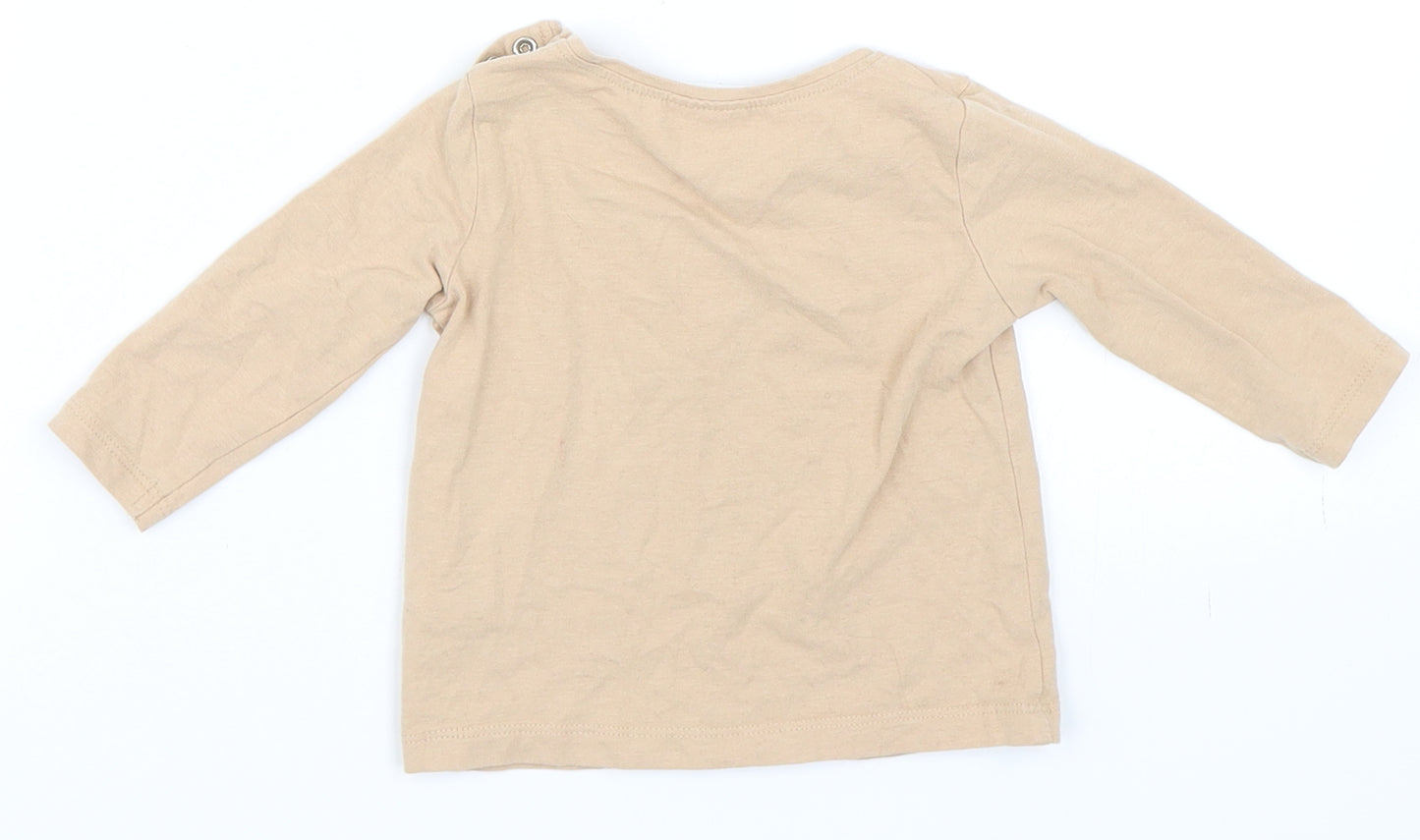 NEXT Girls Beige   Basic T-Shirt Size 3-6 Months