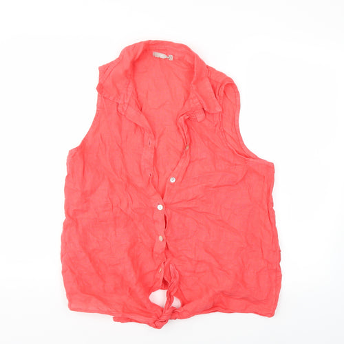 Carnival Womens Pink   Basic Blouse Size L