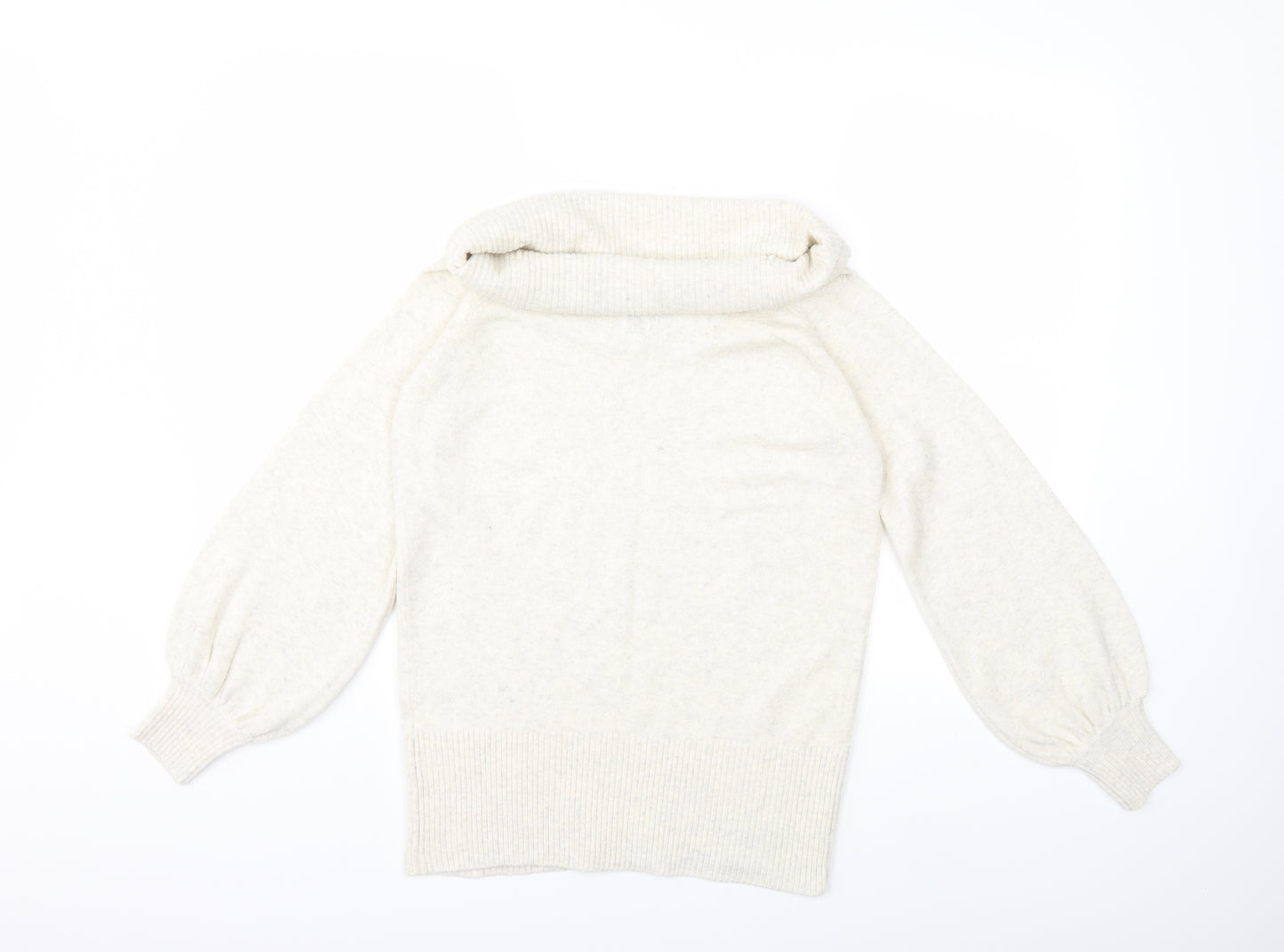 River Island Womens Ivory  Knit Pullover Jumper Size S