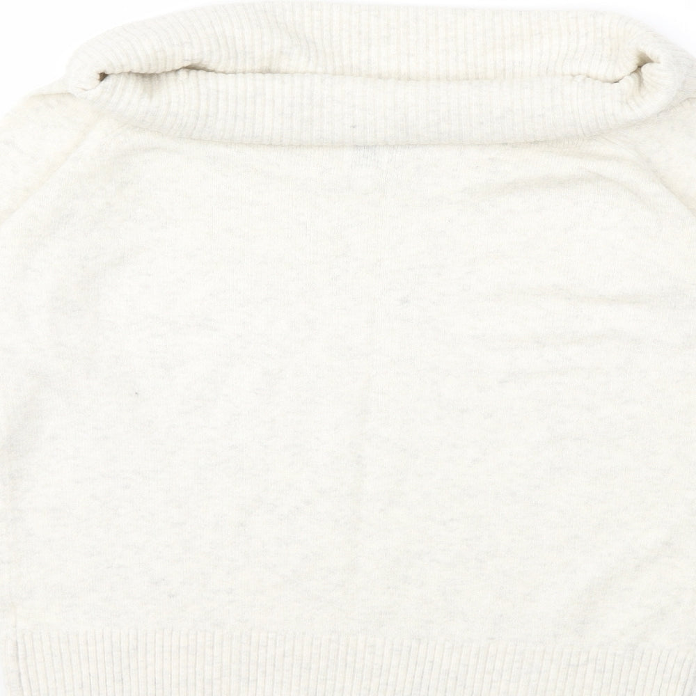 River Island Womens Ivory  Knit Pullover Jumper Size S