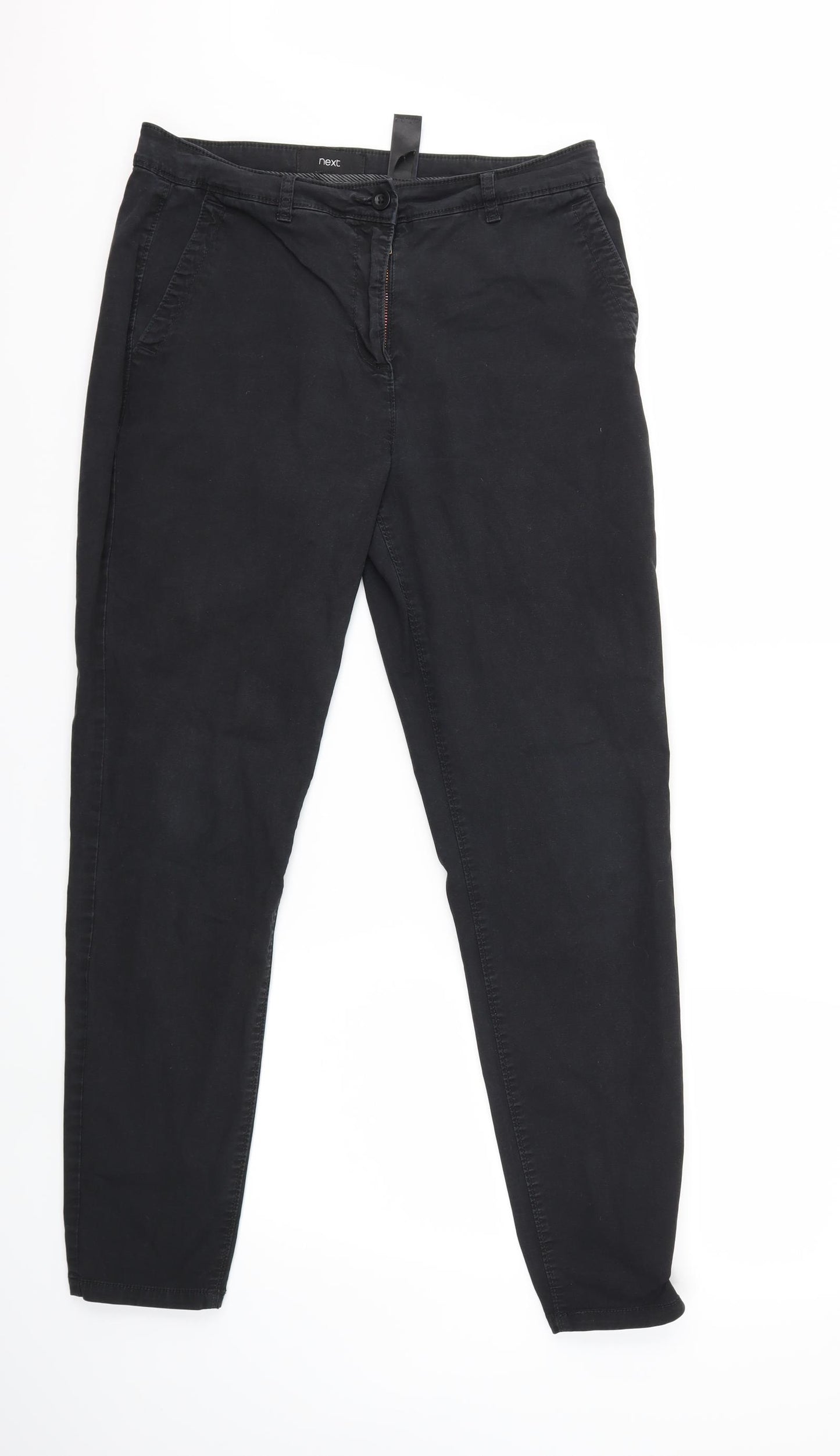 NEXT Womens Black   Trousers  Size 12 L29 in