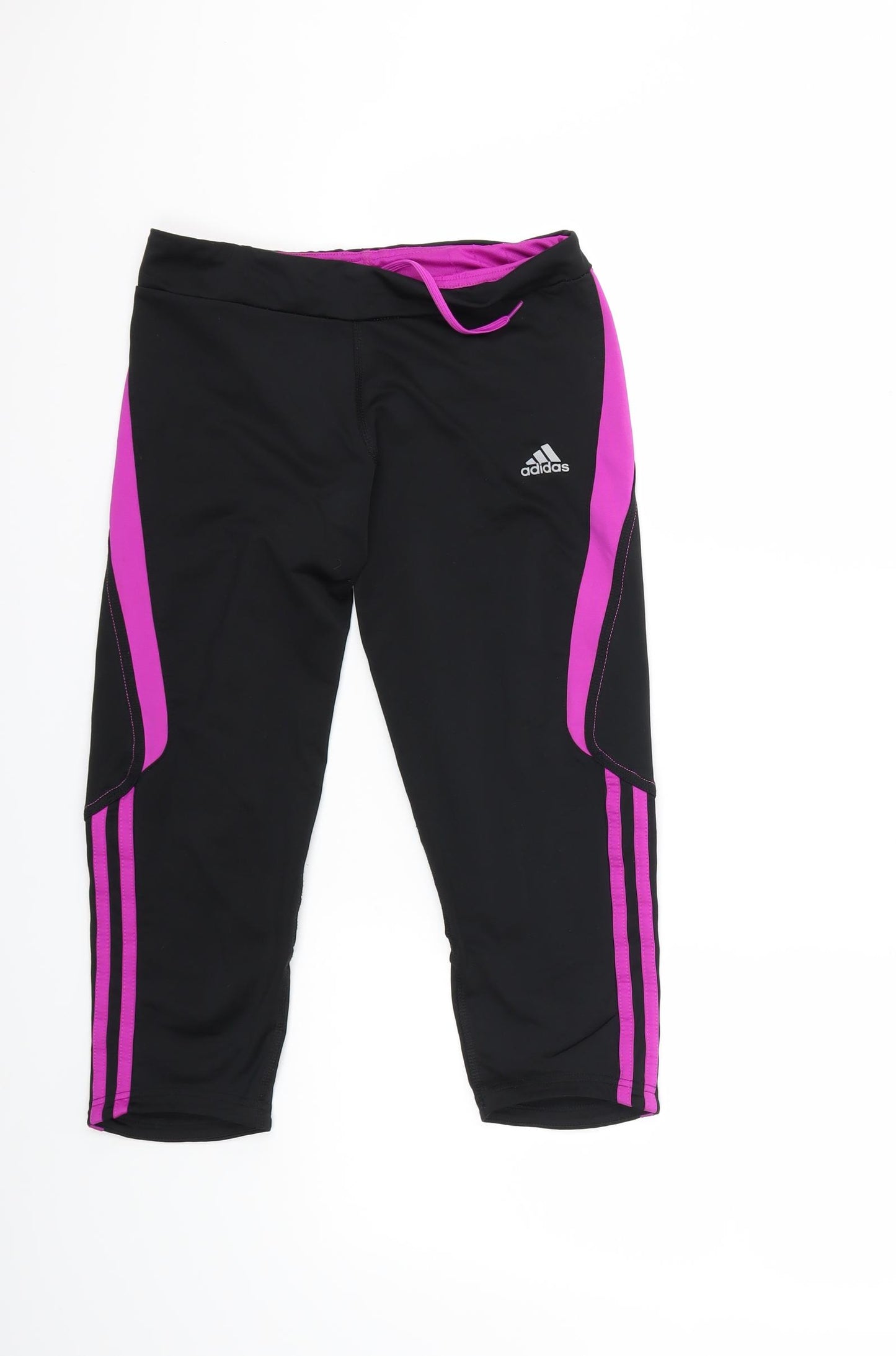 adidas Womens Black   Compression Leggings Size S L18 in