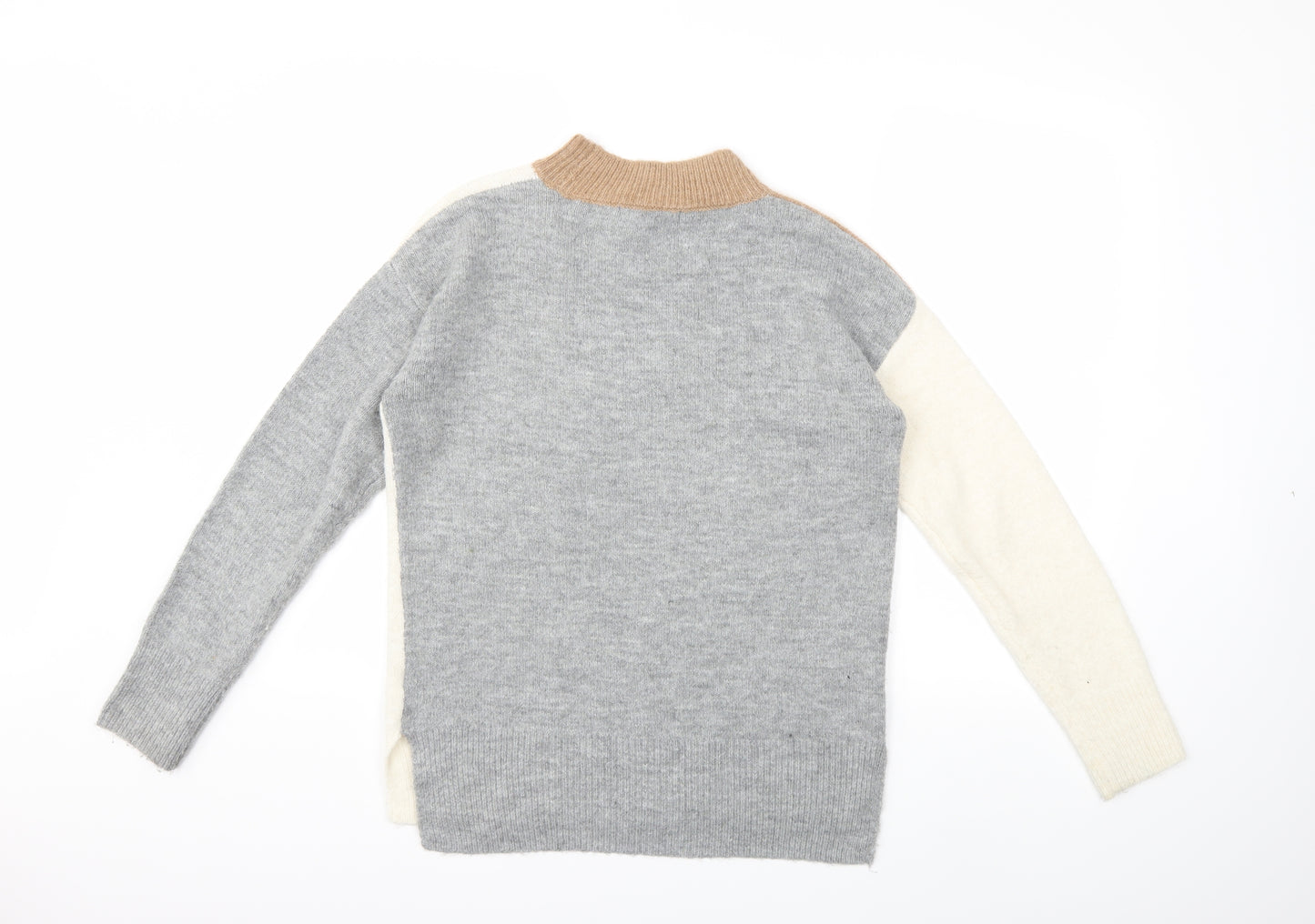 NEXT Womens Grey  Knit Pullover Jumper Size XS