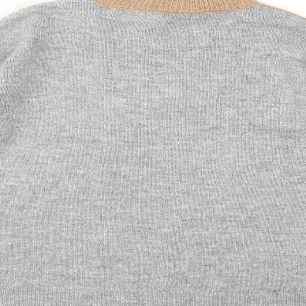 NEXT Womens Grey  Knit Pullover Jumper Size XS