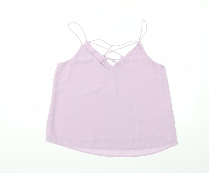 New Look Womens Pink Basic Tank Size 12