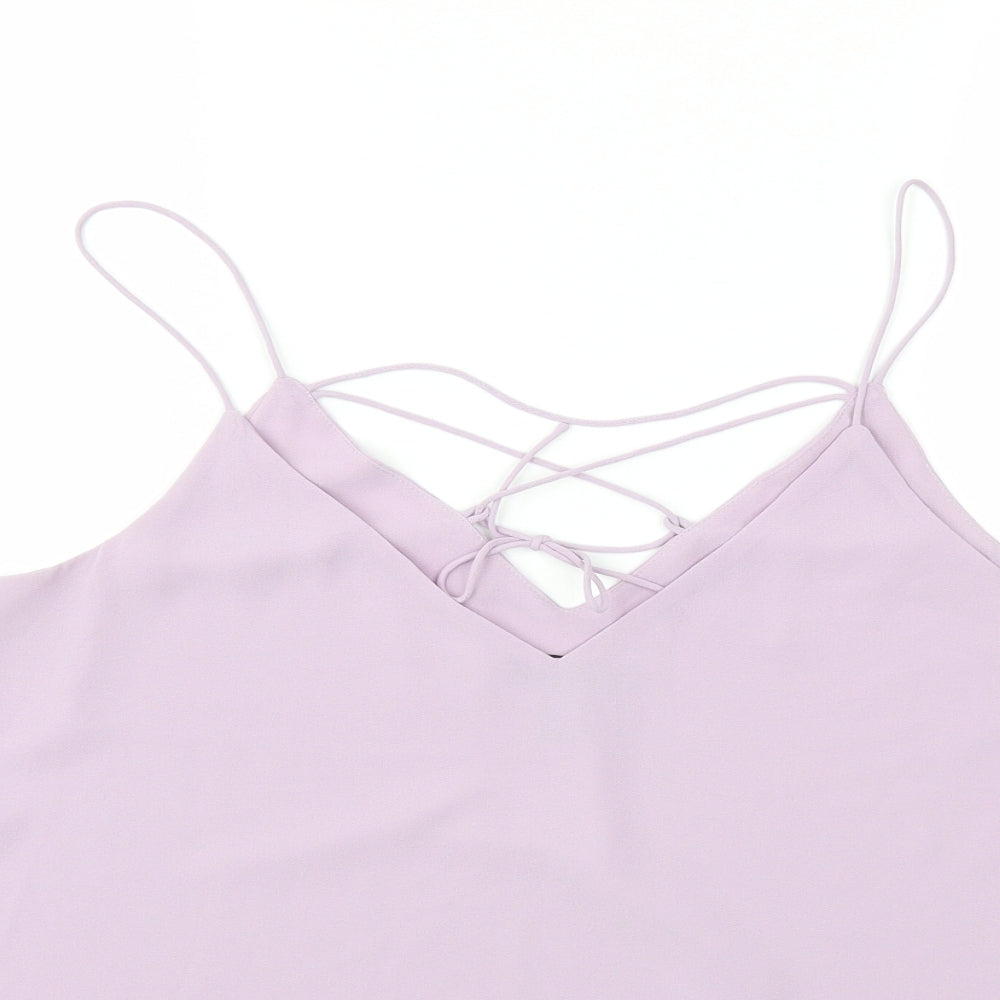 New Look Womens Pink   Basic Tank Size 12