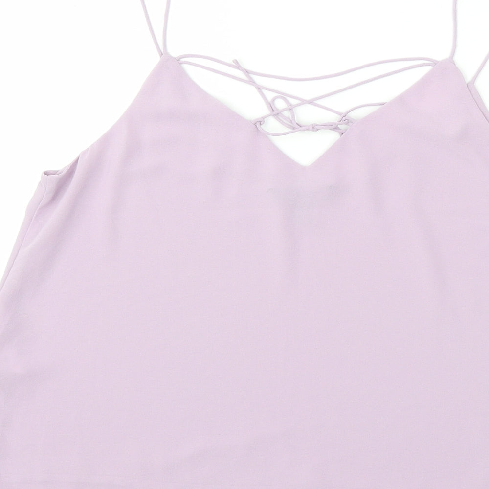 New Look Womens Pink   Basic Tank Size 12