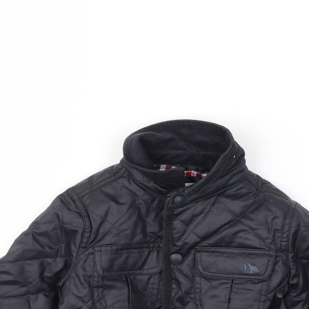 Jasper Conran Boys Blue   Quilted Jacket Size 3-4 Years