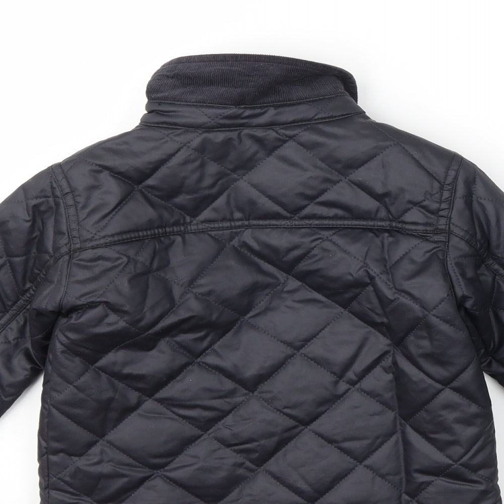 Jasper Conran Boys Blue   Quilted Jacket Size 3-4 Years