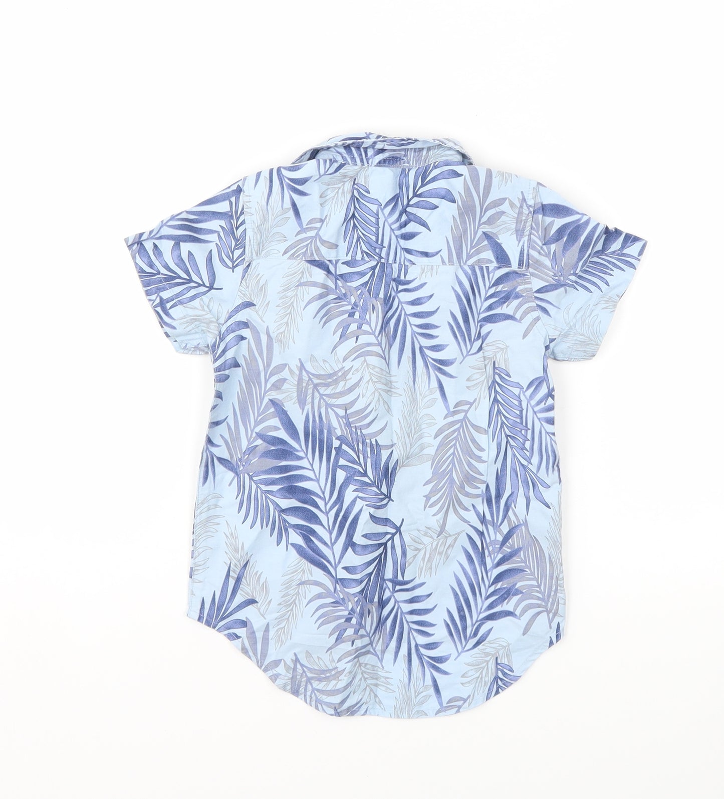 River Island Baby Blue Floral  Basic T-Shirt Size 12 Months