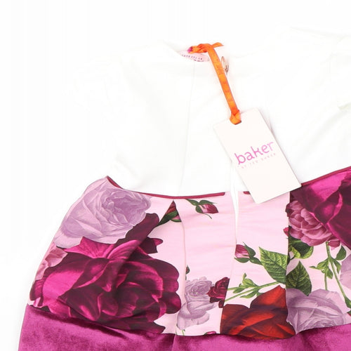 Ted Baker Baby White   Fit & Flare  Size 6-9 Months