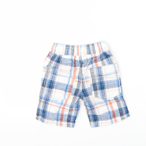 NEXT Boys White Check  Bermuda Shorts Size 3 Years