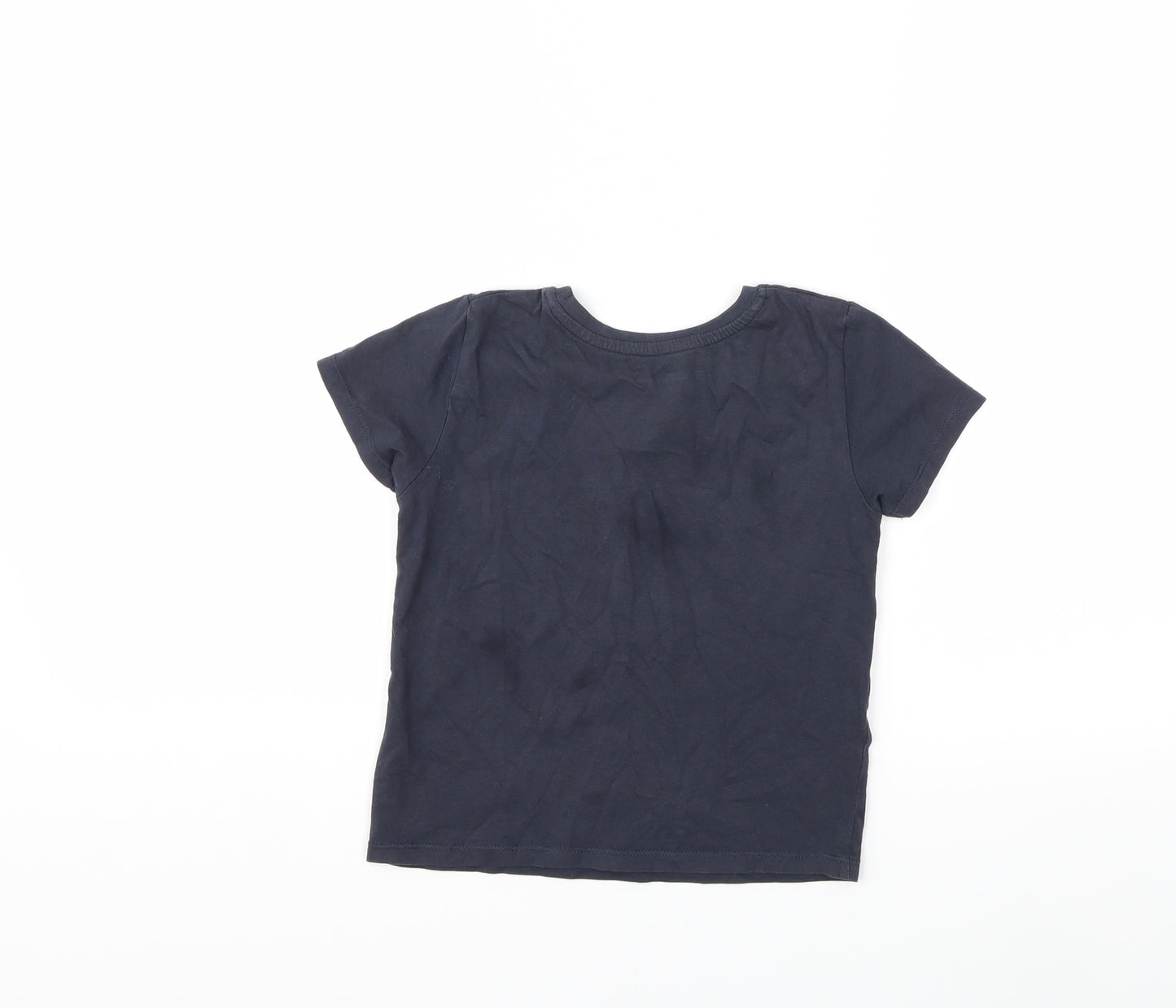 Primark Girls Grey   Basic T-Shirt Size 3-4 Years