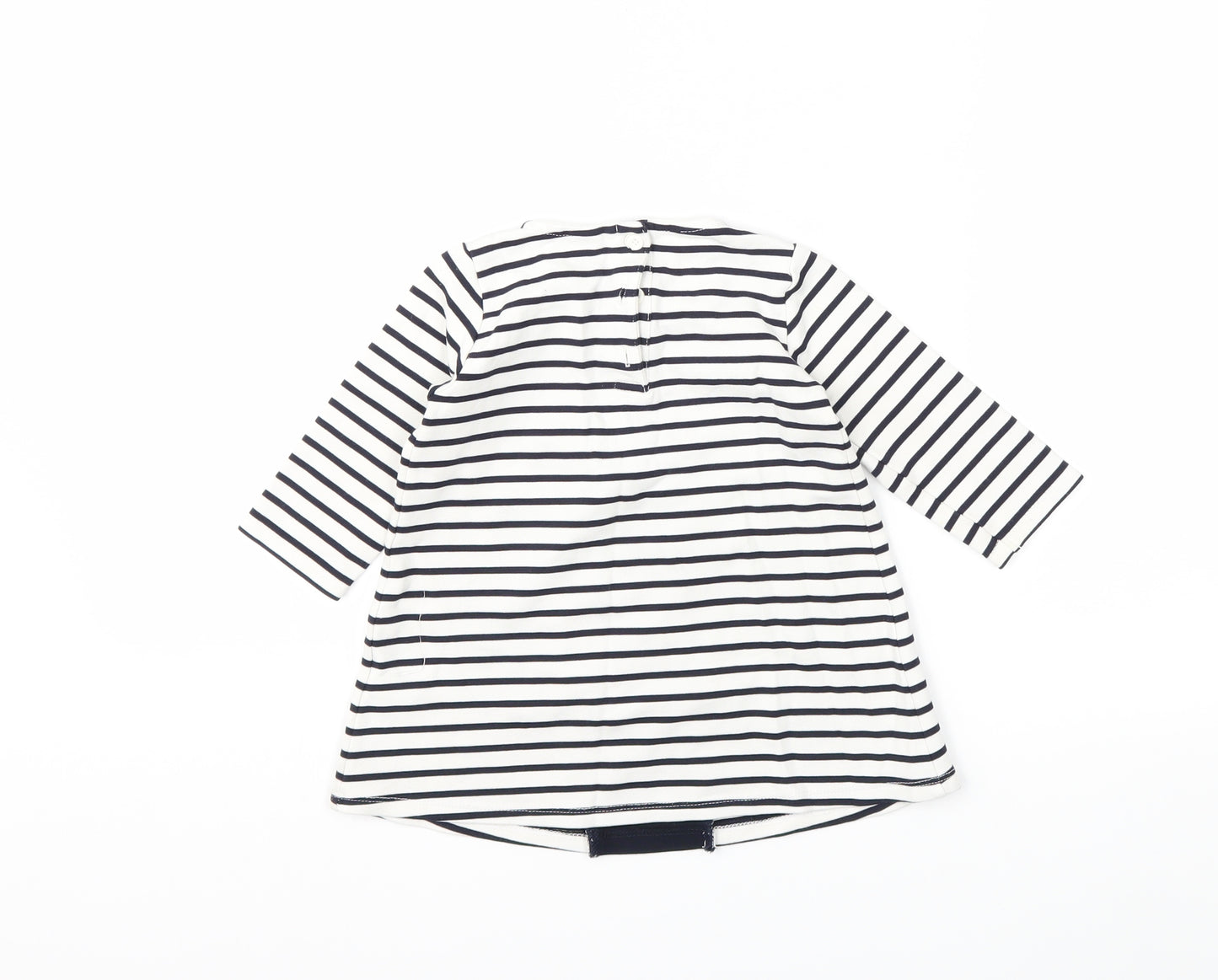 Jasper Conran Baby White Striped  A-Line  Size 9-12 Months