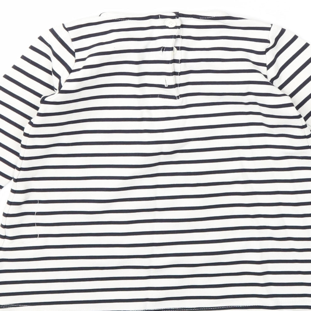 Jasper Conran Baby White Striped  A-Line  Size 9-12 Months
