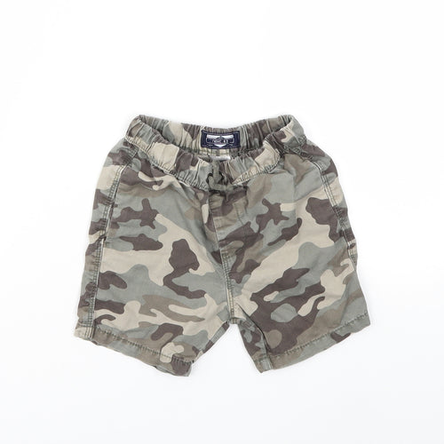 NEXT Boys Green Camouflage  Chino Shorts Size 2-3 Years