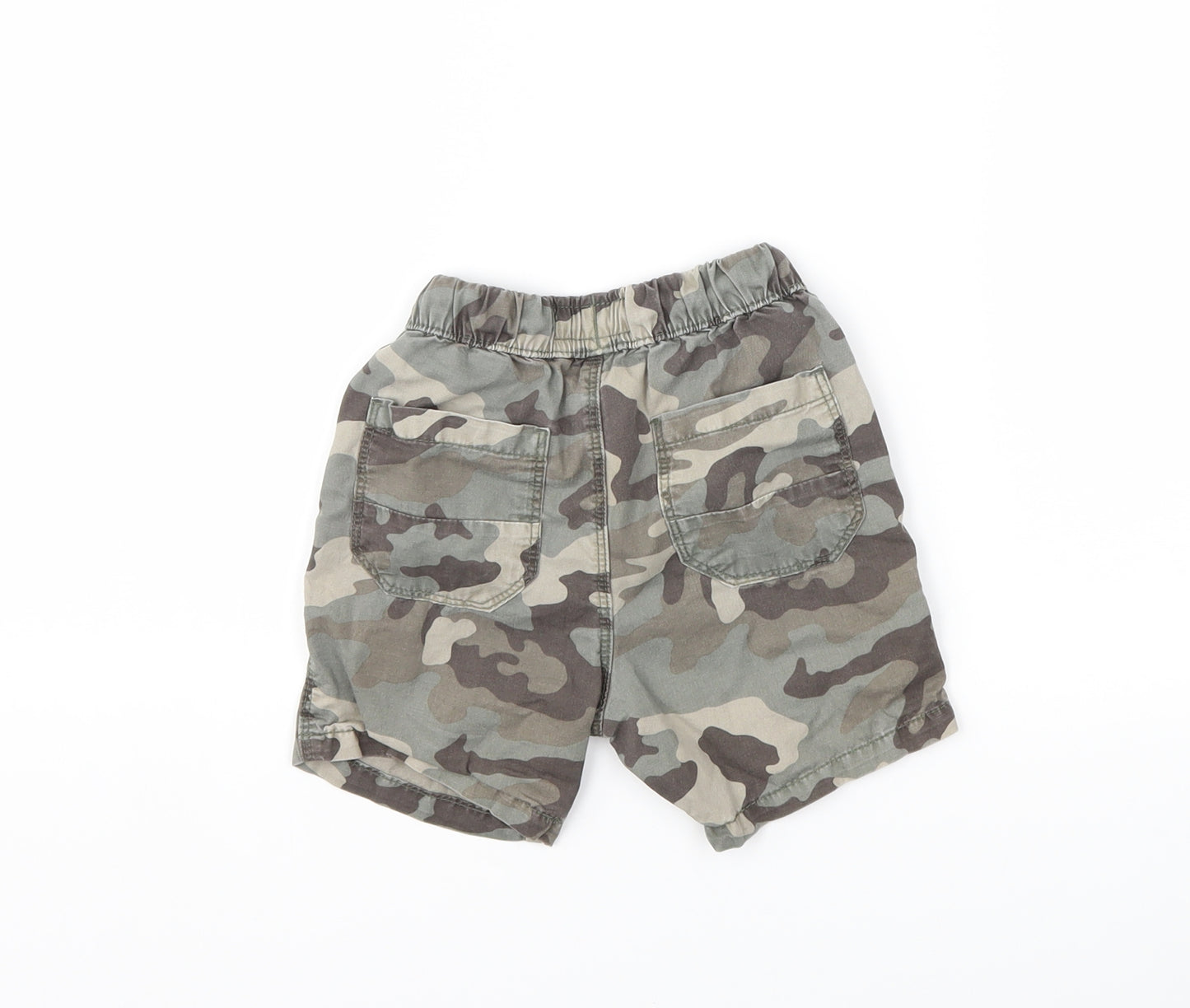 NEXT Boys Green Camouflage  Chino Shorts Size 2-3 Years