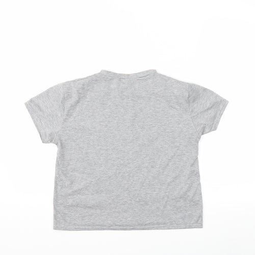 In the Style Womens Grey   Basic T-Shirt Size 8