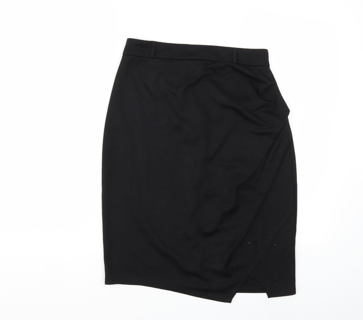 Uttam Boutique Womens Black Skater Skirt Size 10