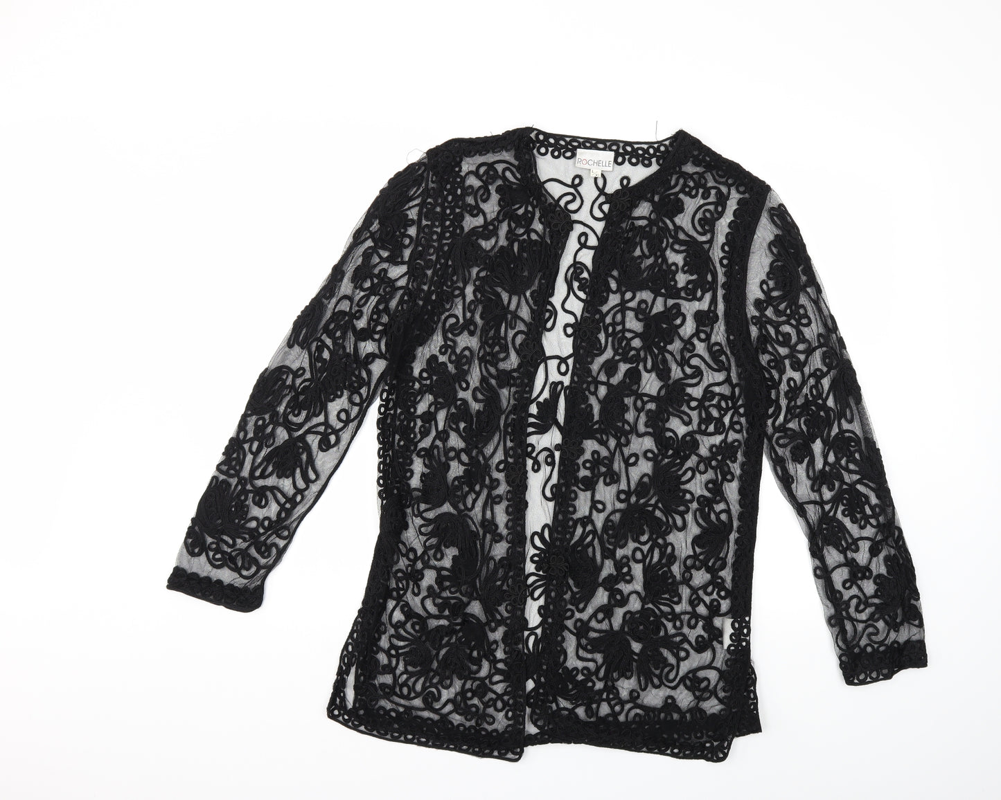 La Rochelle Womens Black   Cardigan Jumper Size L