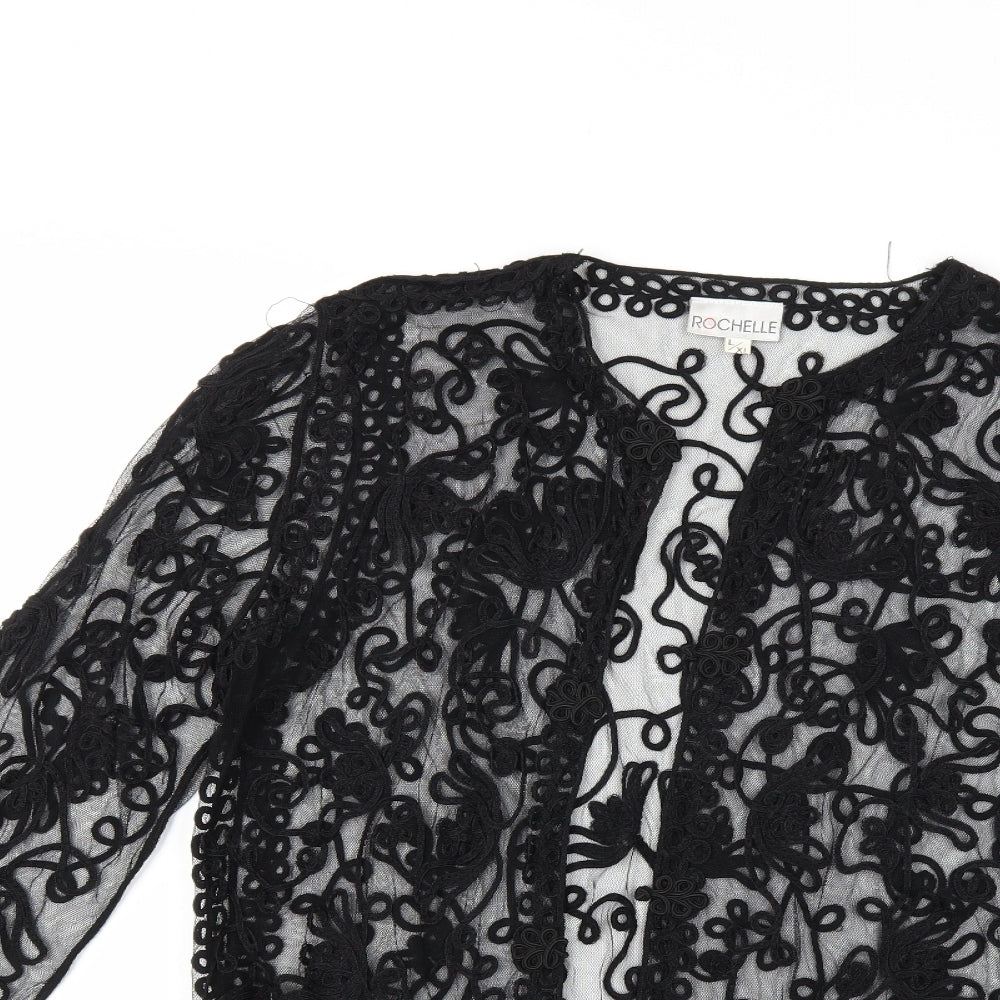 La Rochelle Womens Black   Cardigan Jumper Size L
