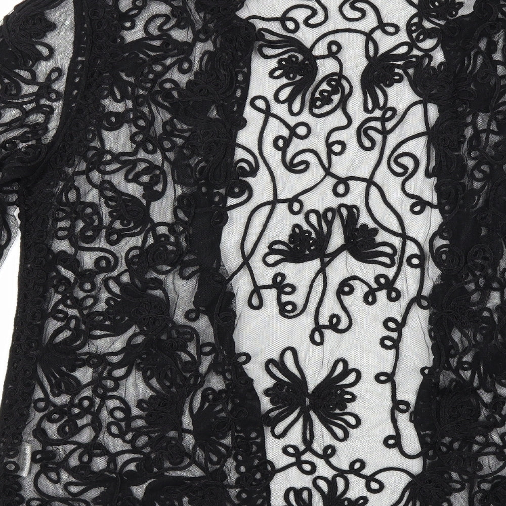 La Rochelle Womens Black   Cardigan Jumper Size L