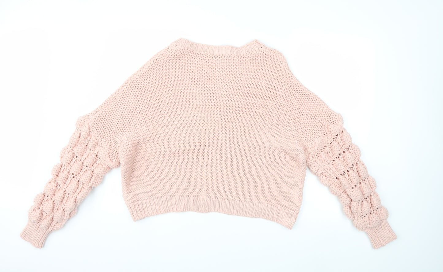 CAMEO ROSE Womens Pink  Knit Pullover Jumper Size M