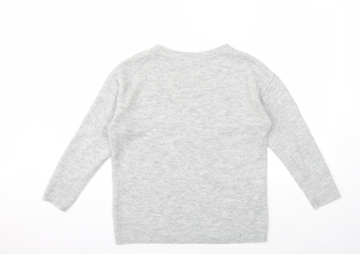 George Womens Grey  Knit Pullover Jumper Size 12