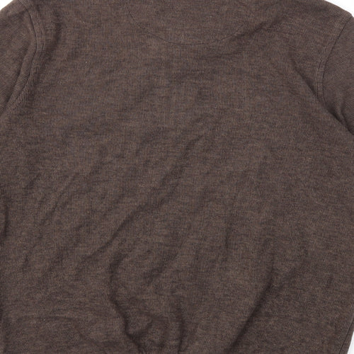 marco stars Mens Brown   Pullover Sweatshirt Size L