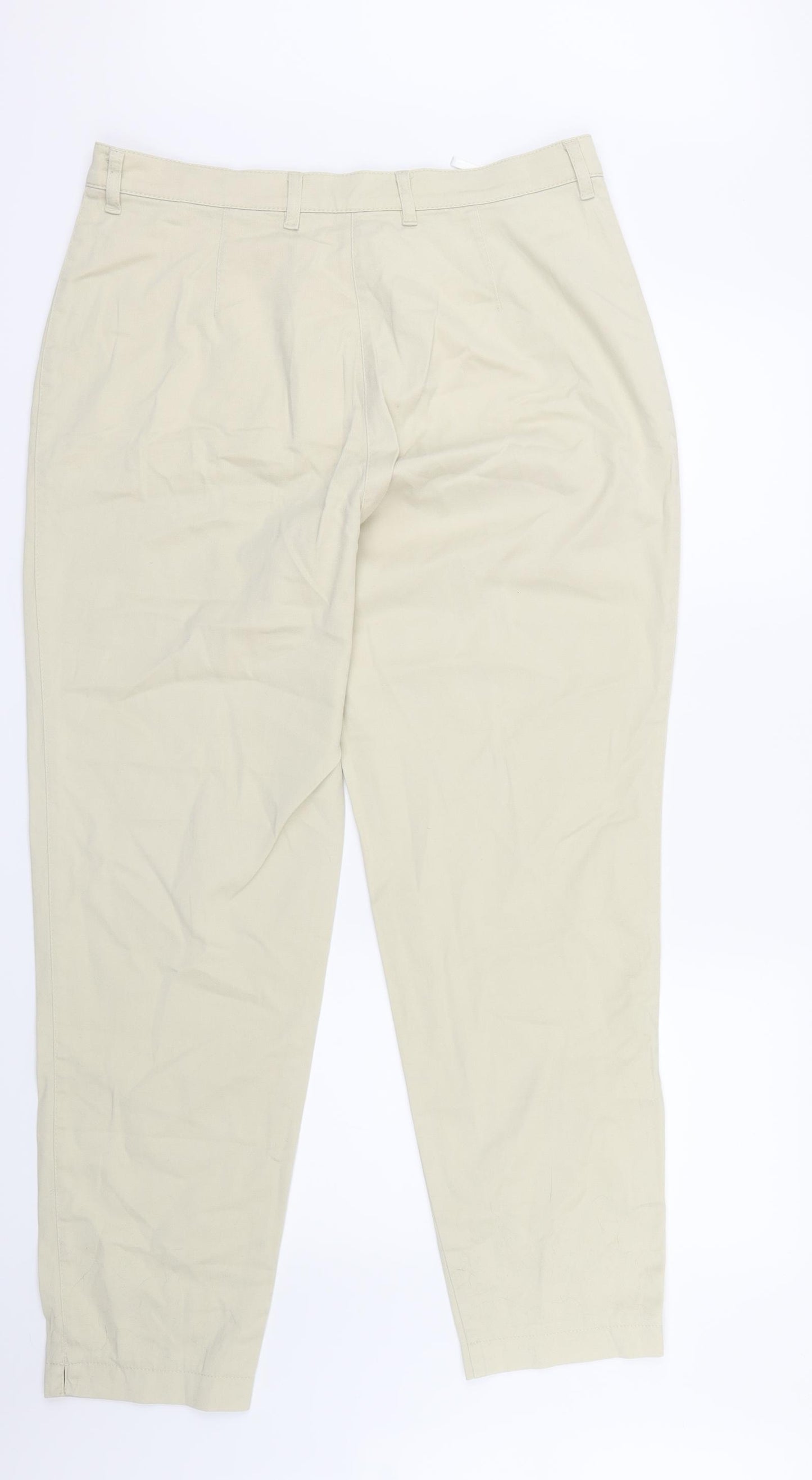 Zaffiri Womens Ivory   Trousers  Size 18 L29 in