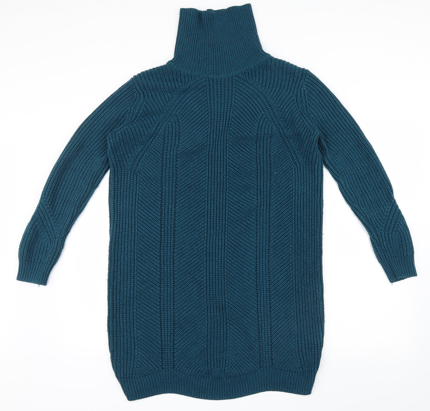 Tu  Womens Blue  Knit Pullover Jumper Size 14