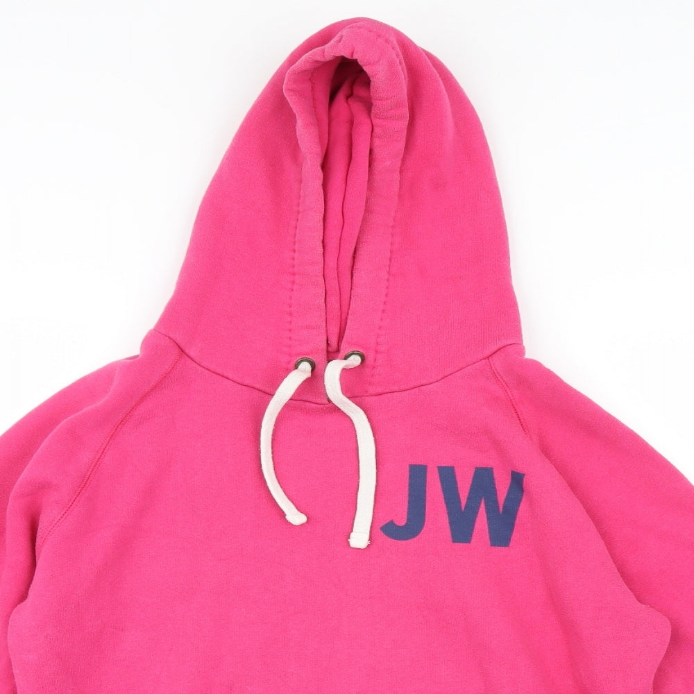 Jack Wills Womens Pink   Pullover Hoodie Size 14