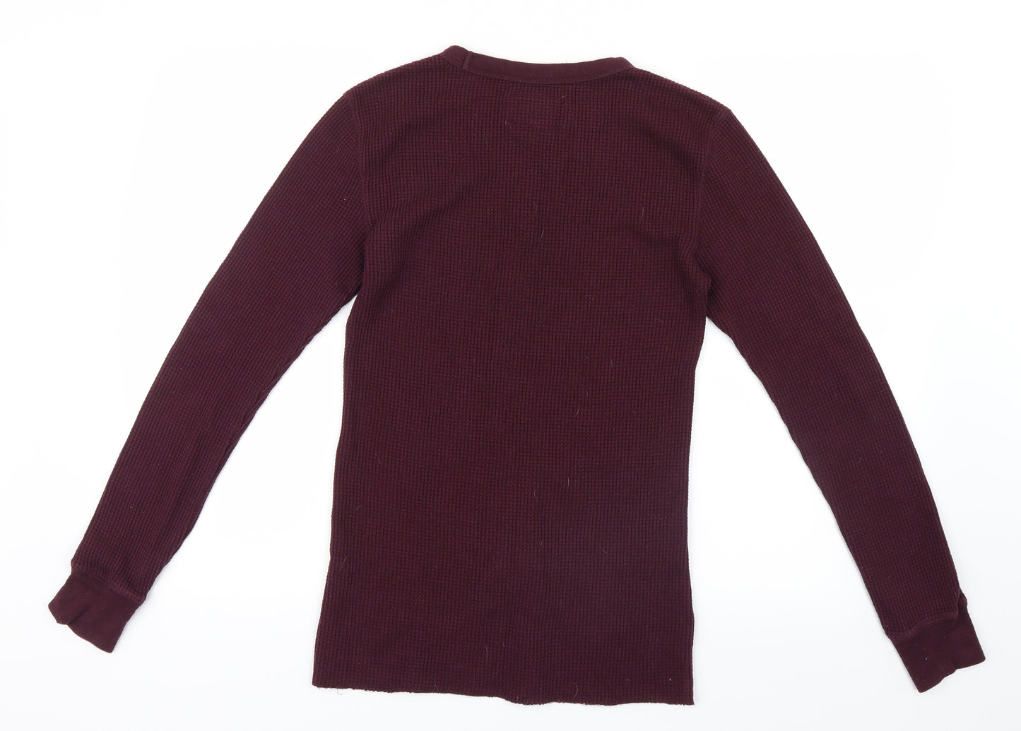 Cedar Wood State Mens Purple  Knit Pullover Jumper Size M