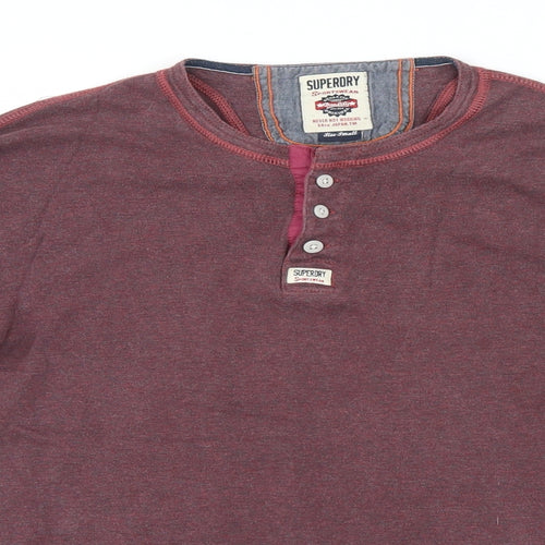 Superdry Mens Purple    T-Shirt Size S  - Sportswear