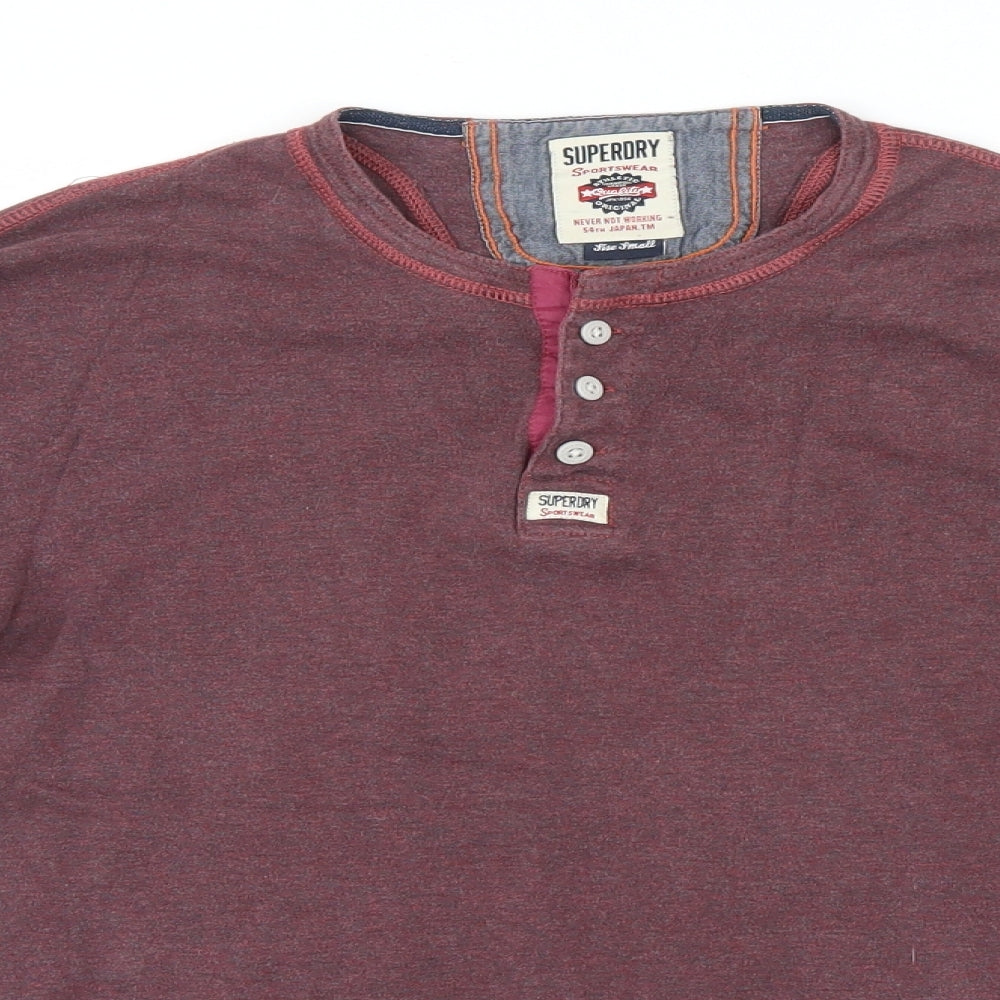 Superdry Mens Purple    T-Shirt Size S  - Sportswear