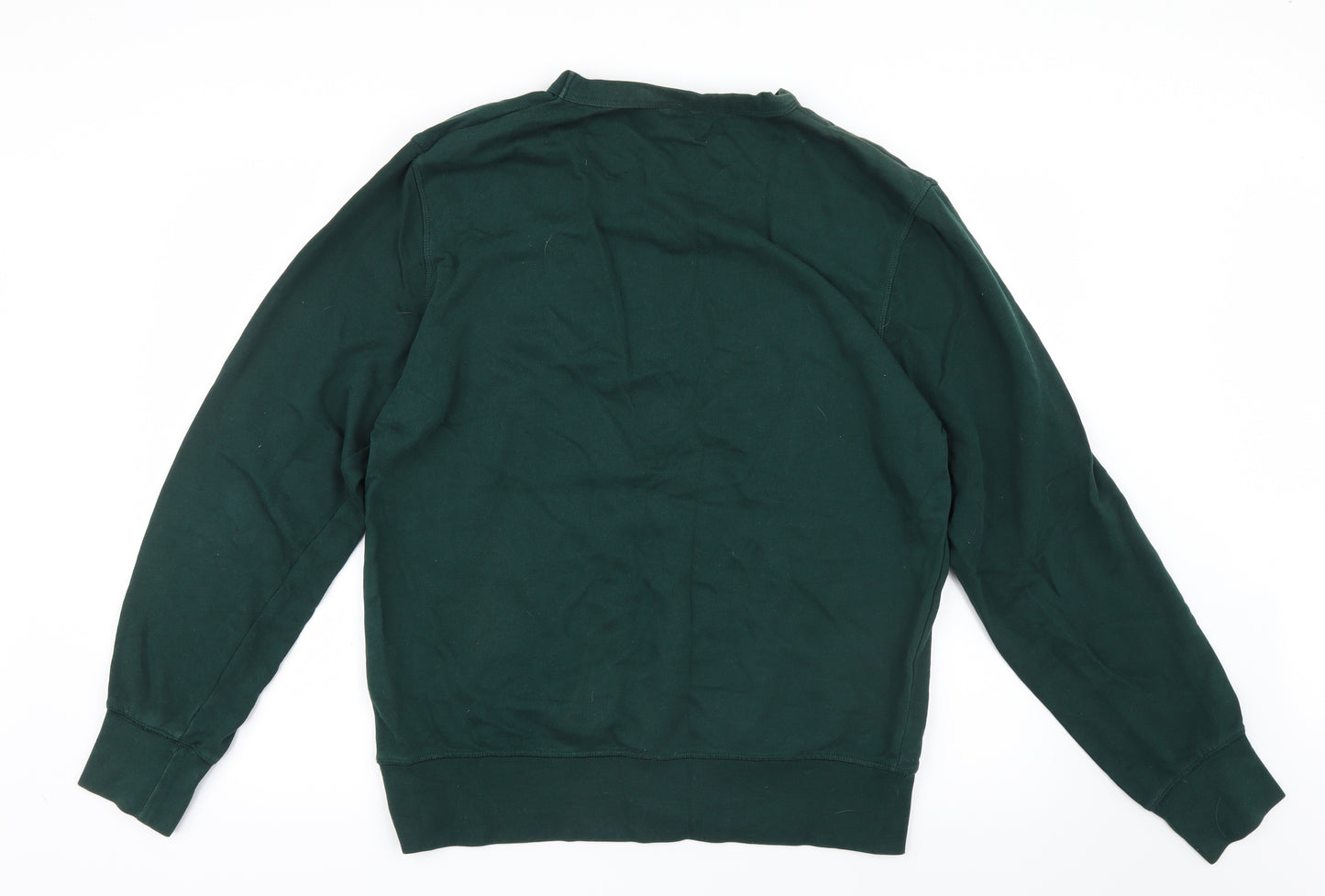 H&M Mens Green  Knit Pullover Jumper Size M