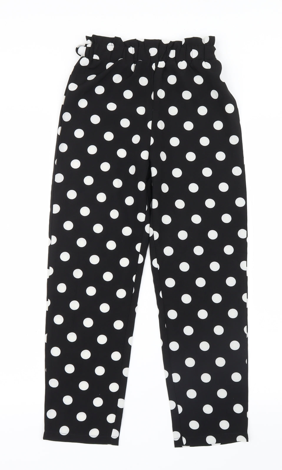 SheIn Girls Black Polka Dot  Capri Trousers Size 8-9 Years